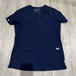 FIGS Casma scrub top Navy